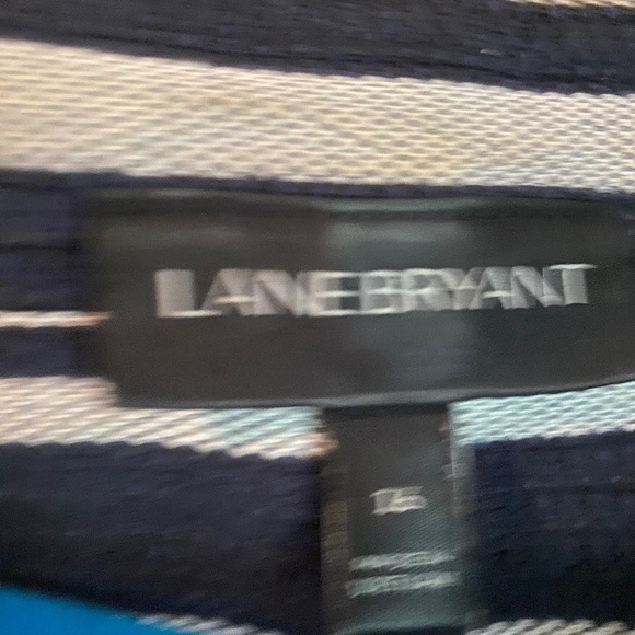 Flattering versatile Lane Bryant Navy blazer jacket 16 - Picture 2 of 4